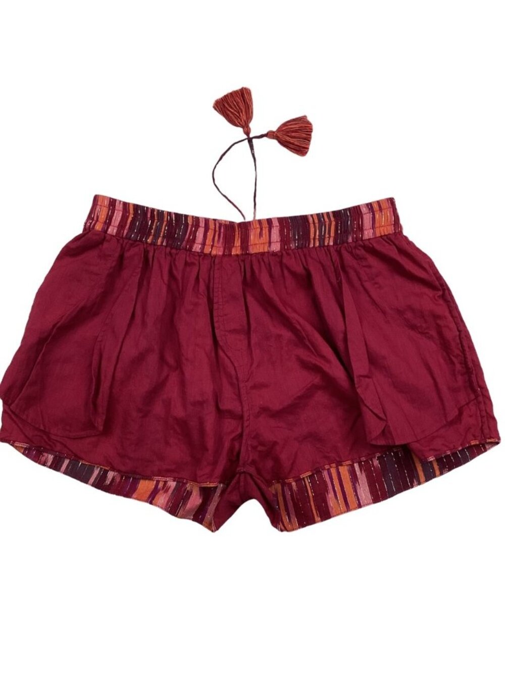 CALYPSO St. Barth 100% Cotton Striped Lined Shorts Womens Small - Like New - Picture 9 of 11